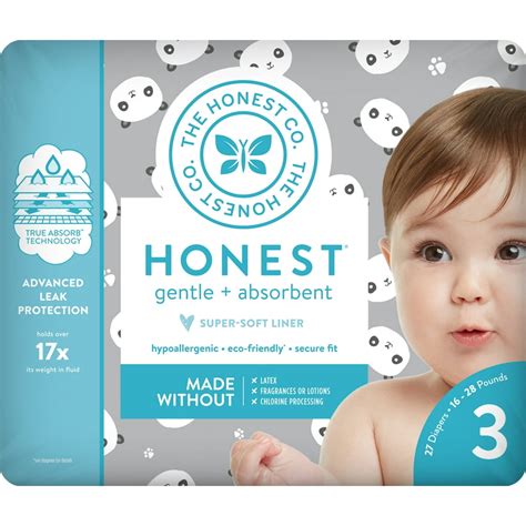 honest diapers size 3